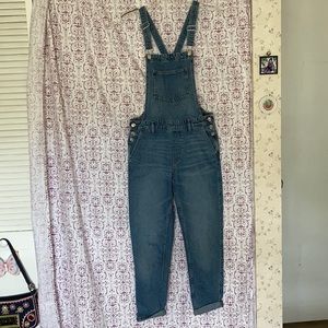 H&M light blue denim overalls size 2